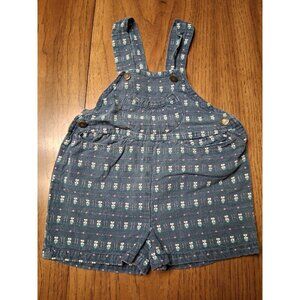 Lydia Jane Floral Shorts Overalls Girl Toddler Size 4T Flowers Romper